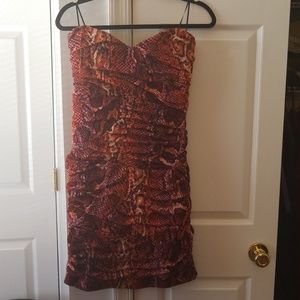 Arden B Sweetheart Neck Dress